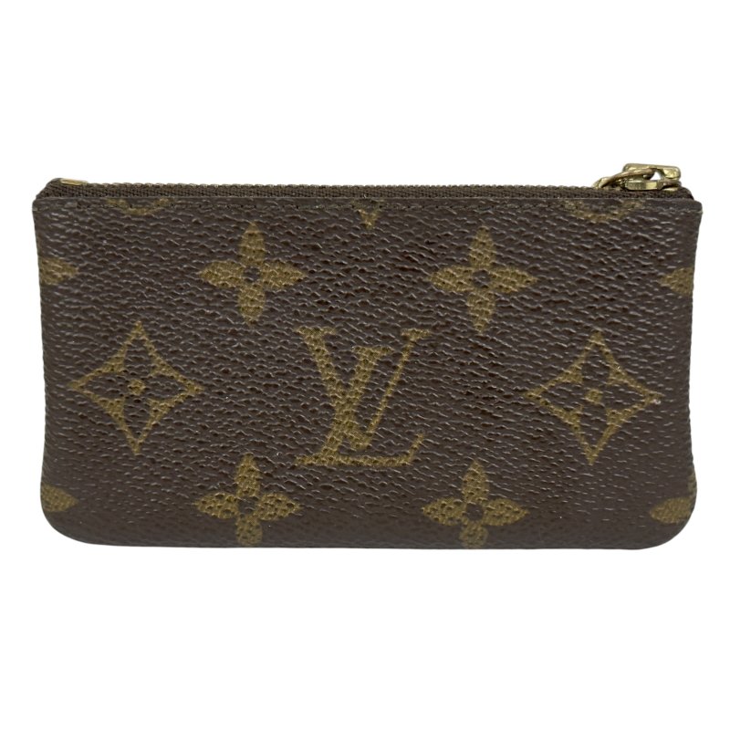 LOUIS VUITTON 老花 拉鏈鑰匙扣卡包-4