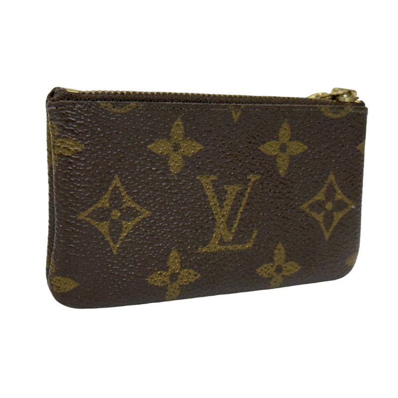 LOUIS VUITTON 老花 拉鏈鑰匙扣卡包-5