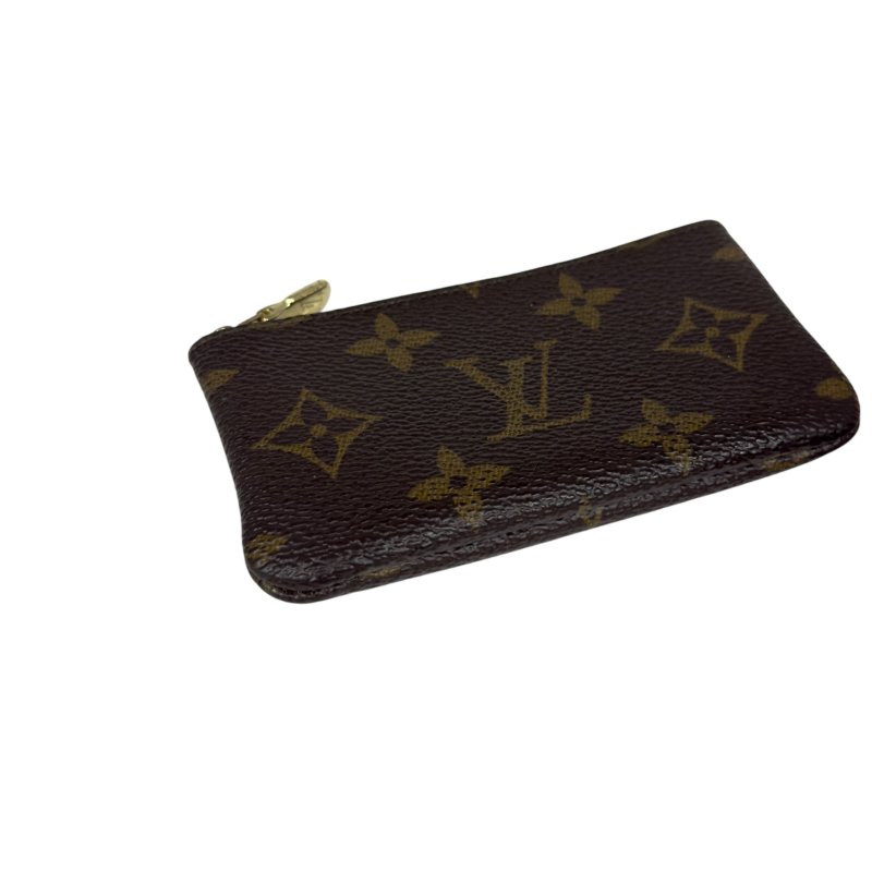 LOUIS VUITTON 老花 拉鏈鑰匙扣卡包-6