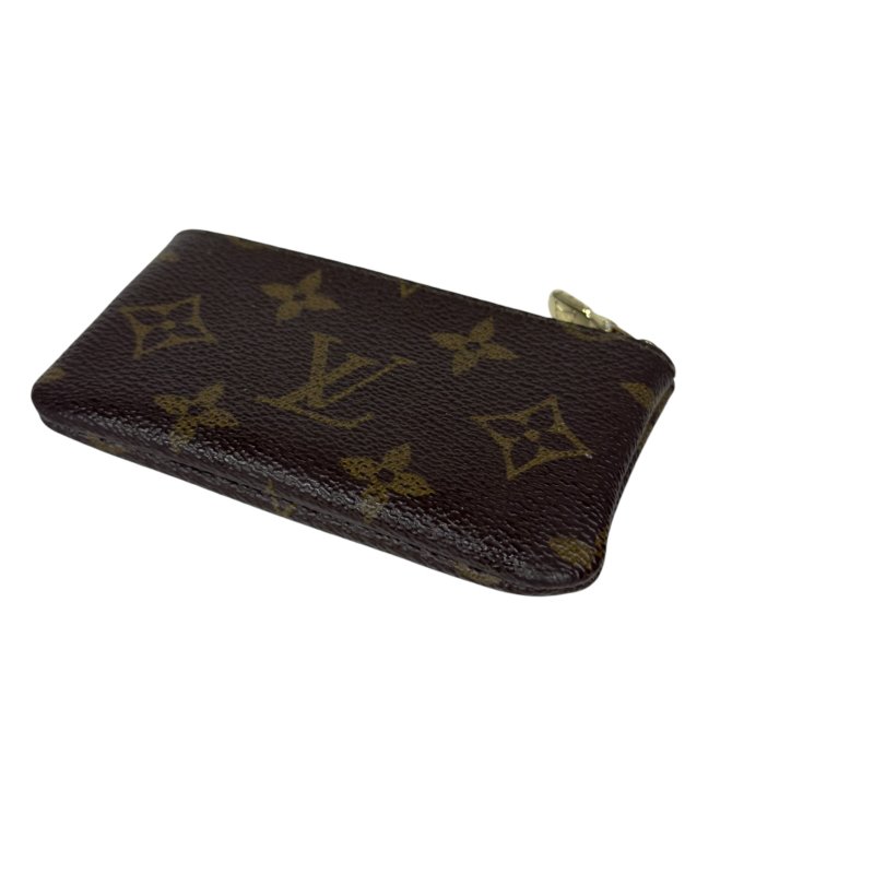 LOUIS VUITTON 老花 拉鏈鑰匙扣卡包-9