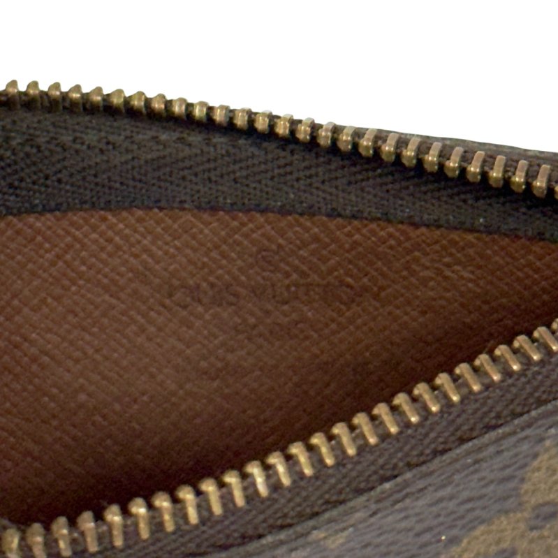 LOUIS VUITTON 老花 拉鏈鑰匙扣卡包-13