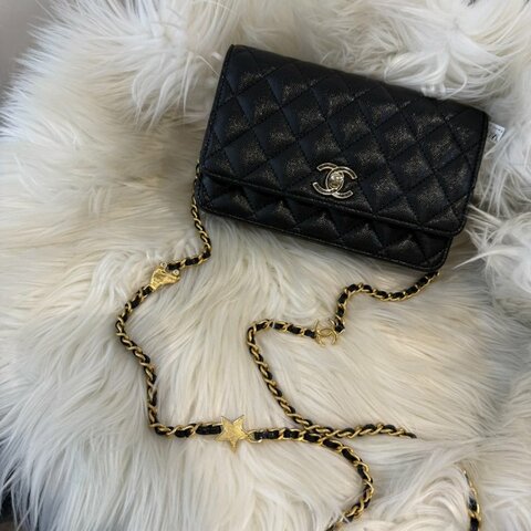 香奈兒 法瑯雙C ＷOC斜背包