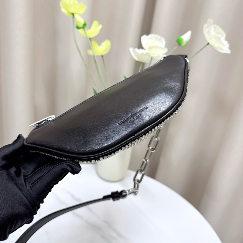 99新 亞歷山大王 滿鑽腰包 尺寸22*10cm 可斜挎的腰包-3