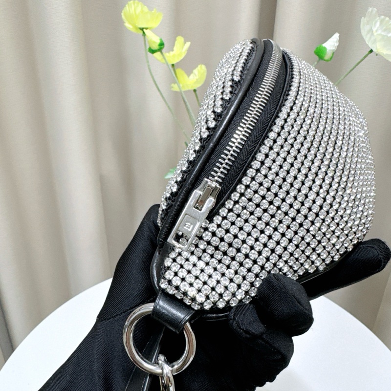 99新 亞歷山大王 滿鑽腰包 尺寸22*10cm 可斜挎的腰包-5