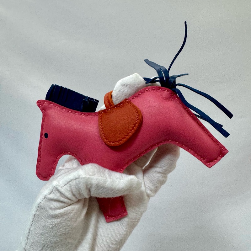 愛馬仕 HERMES Rodeo Pegase MM 小馬吊飾（三色拼色）NO YEAR STAMP-0
