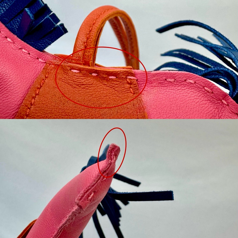 愛馬仕 HERMES Rodeo Pegase MM 小馬吊飾（三色拼色）NO YEAR STAMP-7