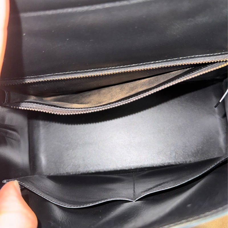 愛馬仕凱莉包 Kelly 28 黑金 box 配件全-19