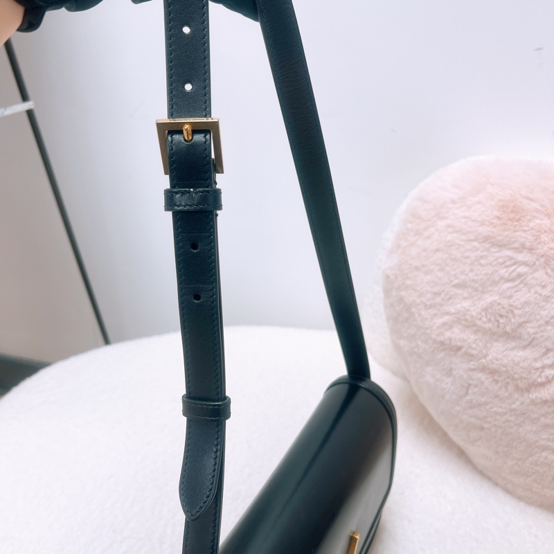 YSL solferino box 黑金豆腐包/郵差包-11