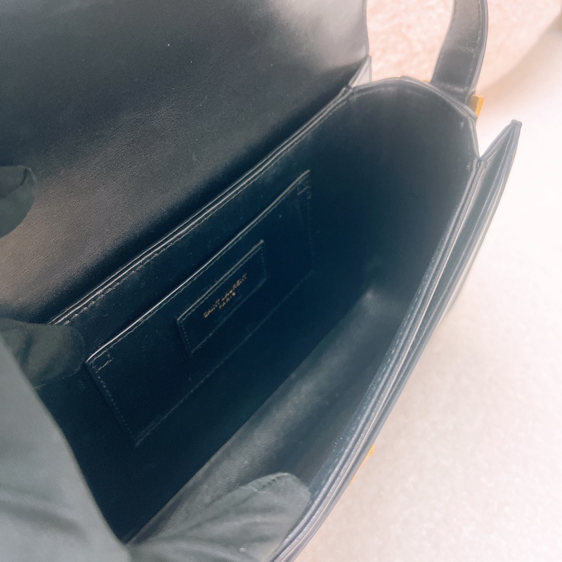YSL solferino box 黑金豆腐包/郵差包-13