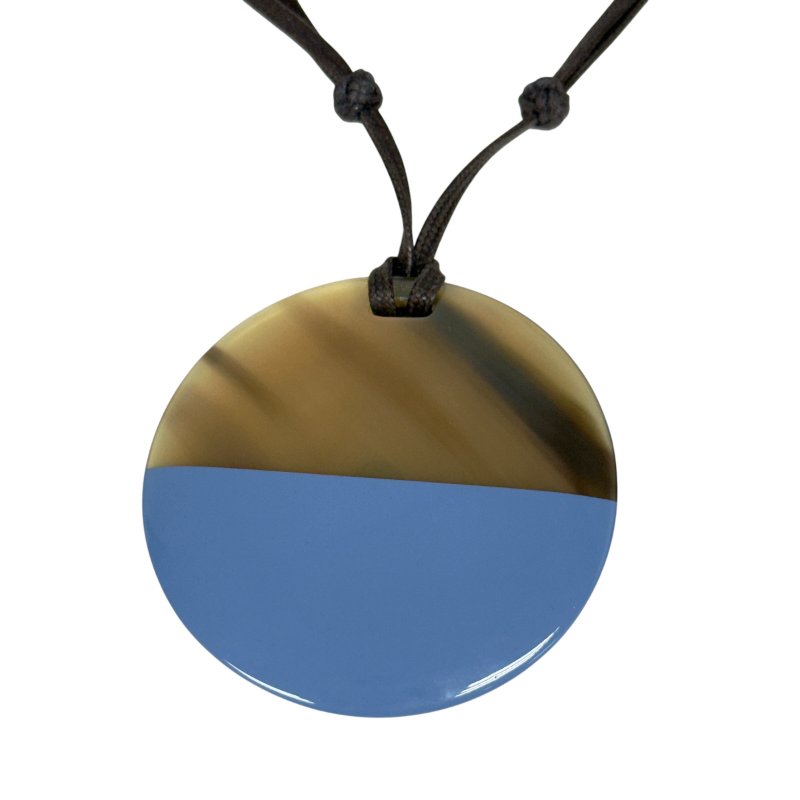 HERMES 水牛角 頸繩-5