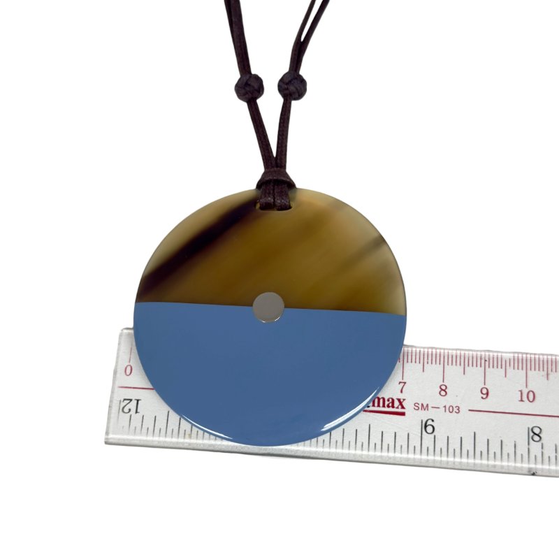 HERMES 水牛角 頸繩-7