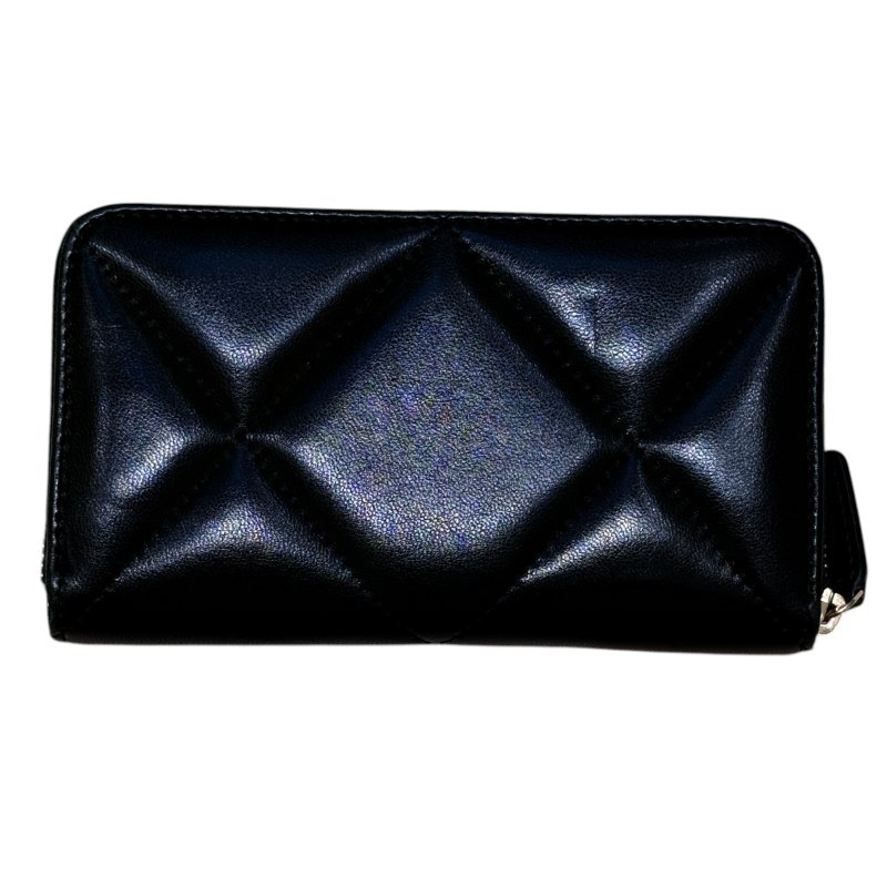 CHANEL 香奈兒 AP0948 CHANEL19系列 Zipper Medium Wallet 羊皮 中夾 黑色 金釦-1