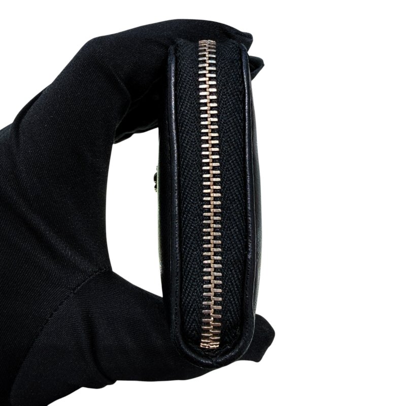 CHANEL 香奈兒 AP0948 CHANEL19系列 Zipper Medium Wallet 羊皮 中夾 黑色 金釦-2