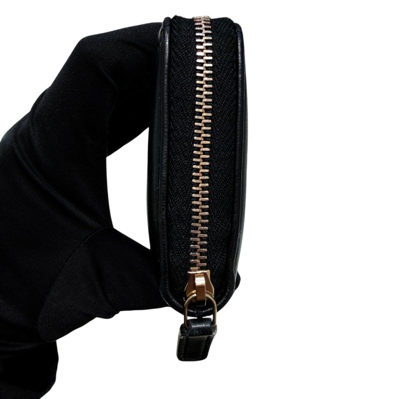 CHANEL 香奈兒 AP0948 CHANEL19系列 Zipper Medium Wallet 羊皮 中夾 黑色 金釦-3