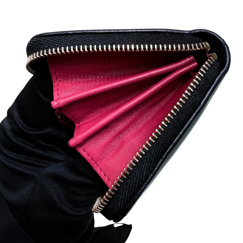 CHANEL 香奈兒 AP0948 CHANEL19系列 Zipper Medium Wallet 羊皮 中夾 黑色 金釦-10