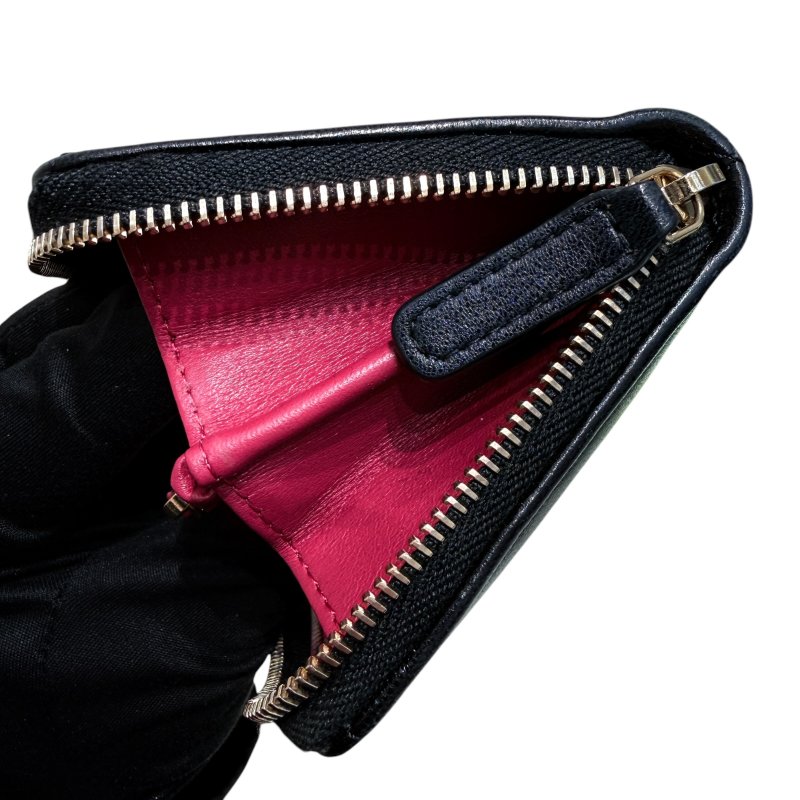 CHANEL 香奈兒 AP0948 CHANEL19系列 Zipper Medium Wallet 羊皮 中夾 黑色 金釦-11