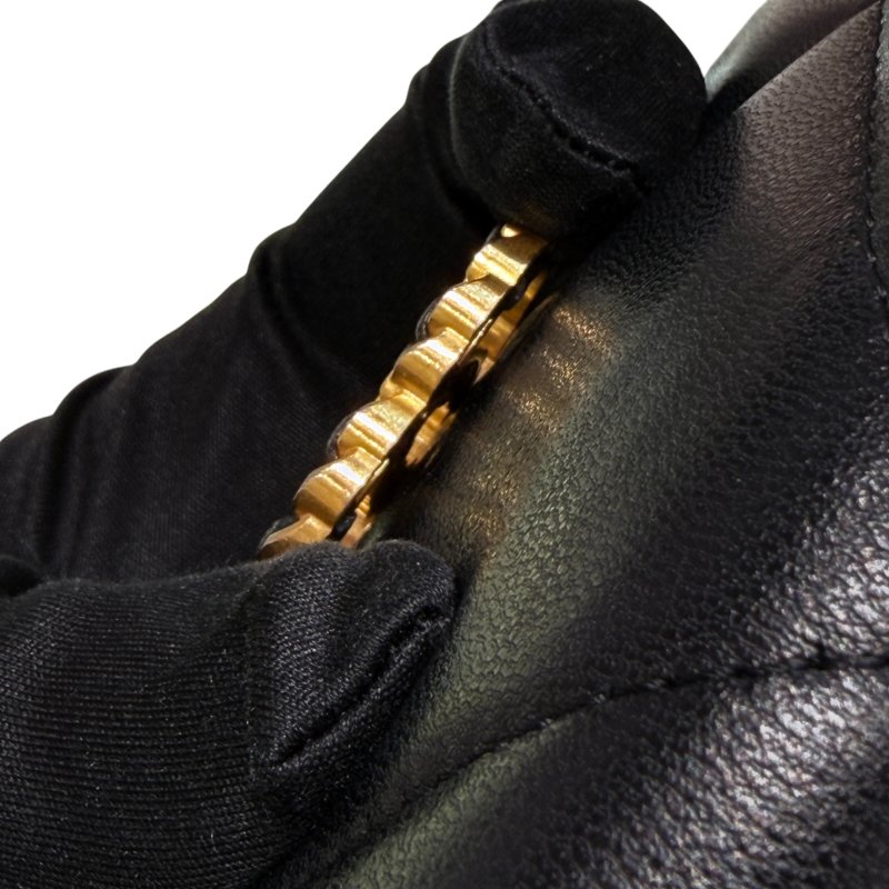 CHANEL 香奈兒 AP0948 CHANEL19系列 Zipper Medium Wallet 羊皮 中夾 黑色 金釦-17