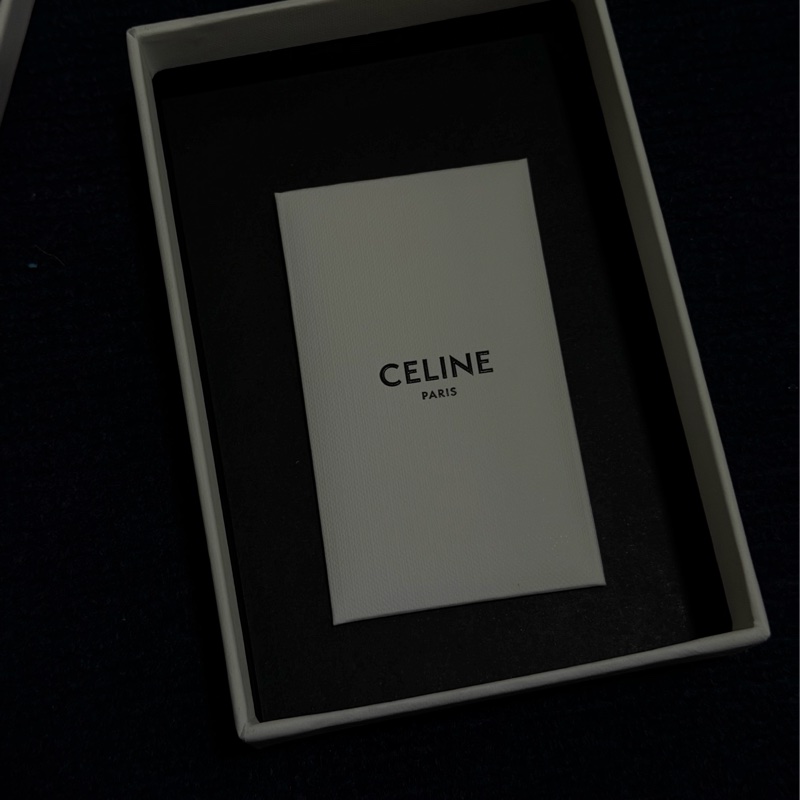 CELINE Triomphe 黃銅水晶項鍊-4