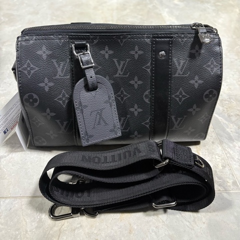 Louis Vuitton 黑老花City Keepall單肩包 M45936