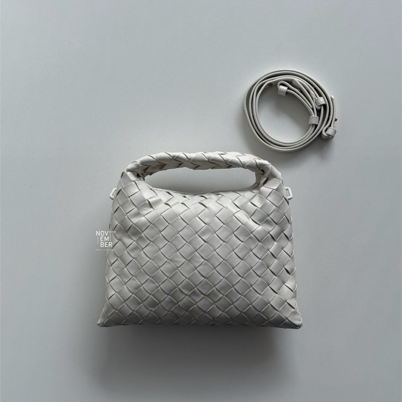 99新🆕 Bottega Veneta BV Mini Hop 白色-0