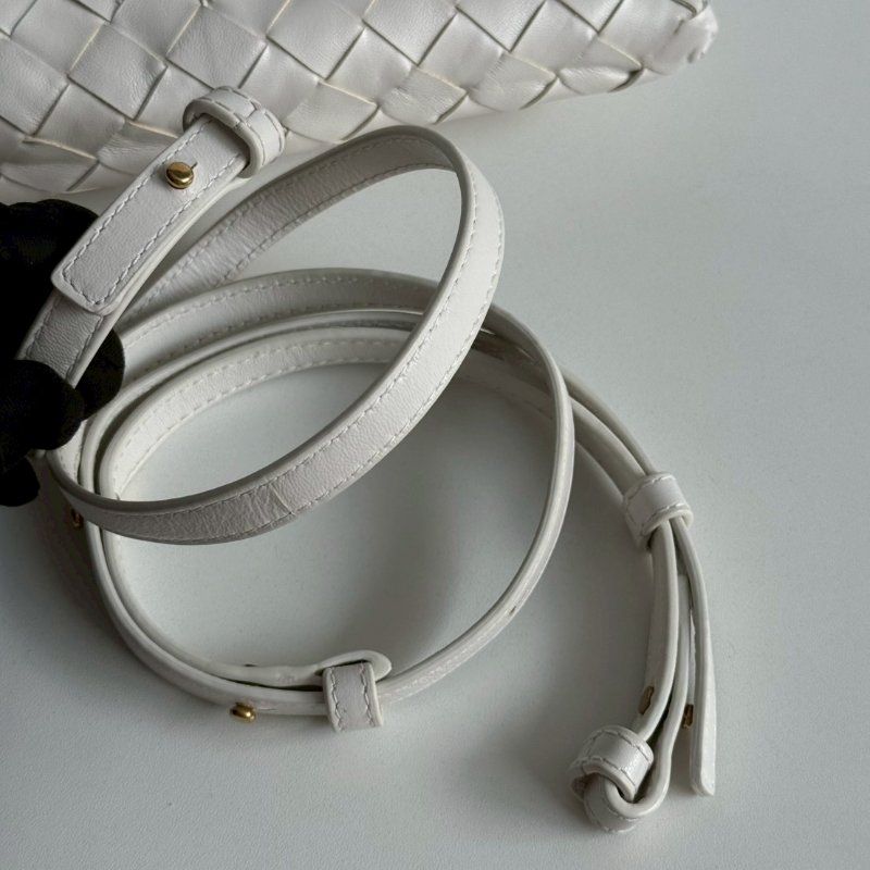 99新🆕 Bottega Veneta BV Mini Hop 白色-15
