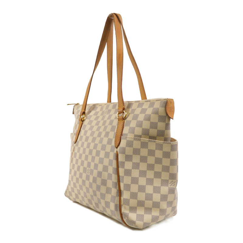 LOUIS VUITTON Damier Azur Totally金扣肩背袋-2