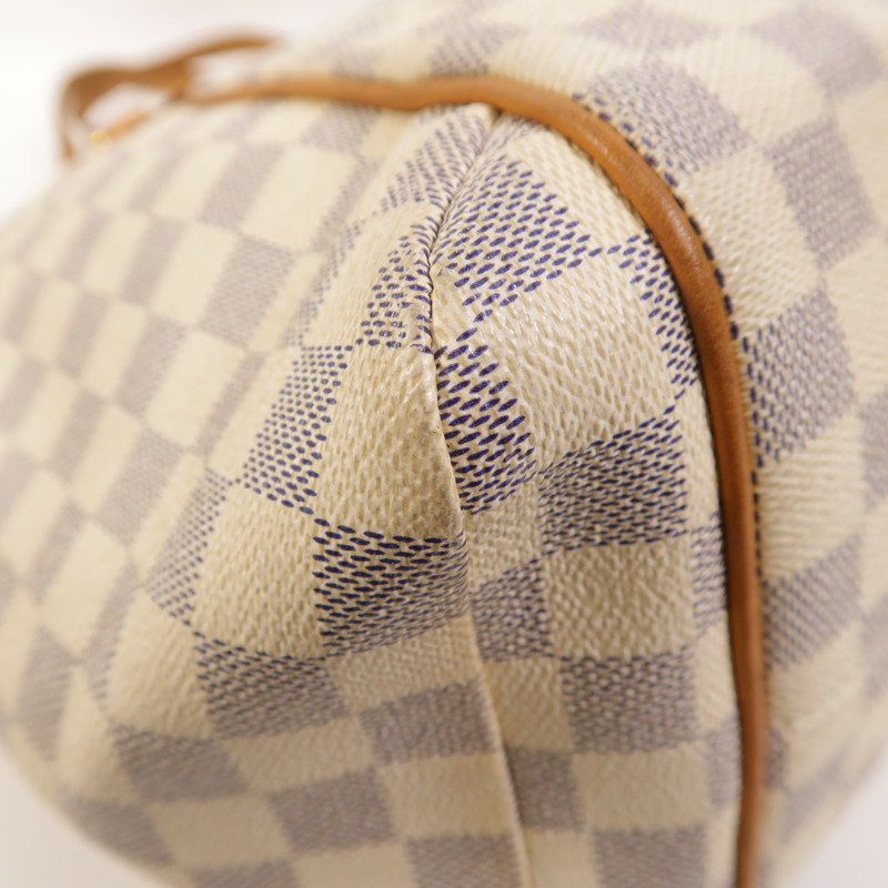 LOUIS VUITTON Damier Azur Totally金扣肩背袋-13
