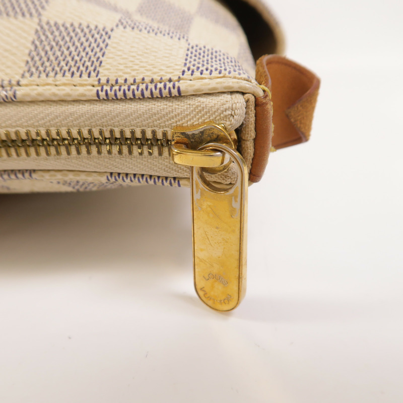 LOUIS VUITTON Damier Azur Totally金扣肩背袋-18