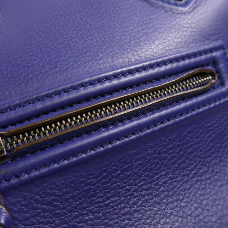 CELINE 牛皮皮革Phantom銀扣手挽袋-13