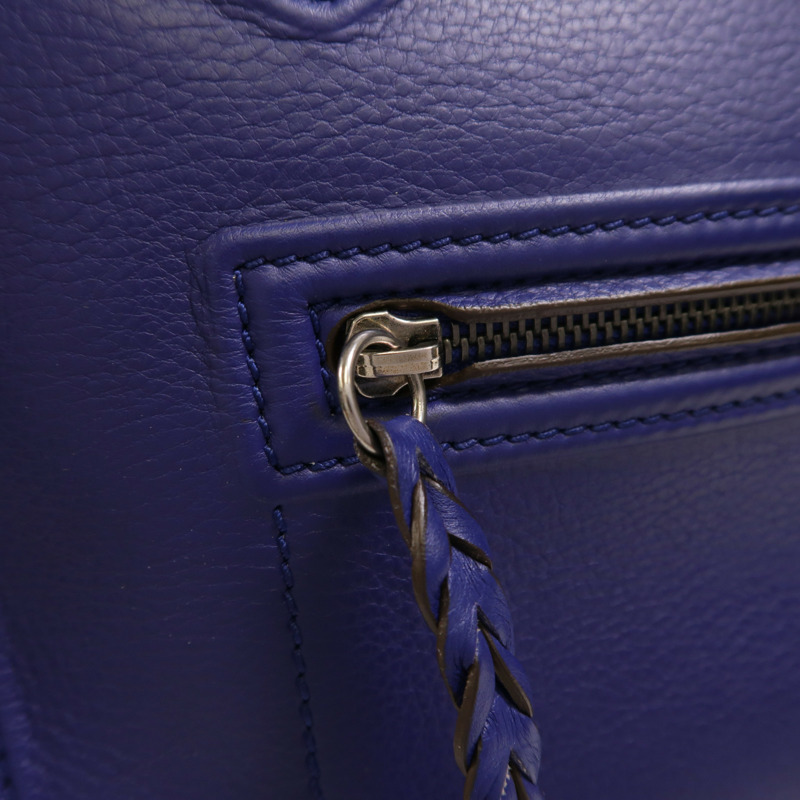 CELINE 牛皮皮革Phantom銀扣手挽袋-14