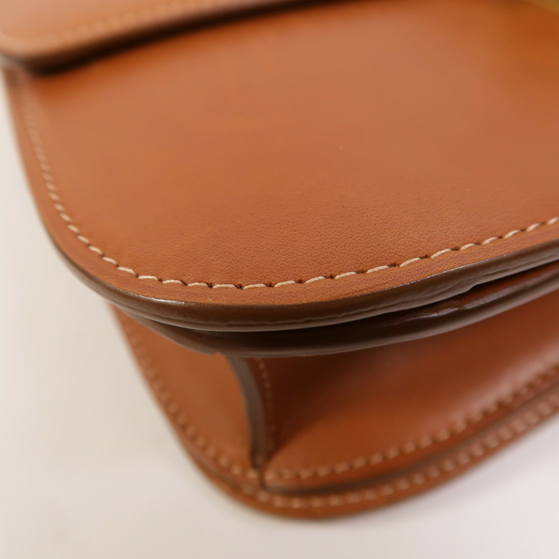 CELINE Box Calf皮革Classic Box Medium金扣肩背袋-12