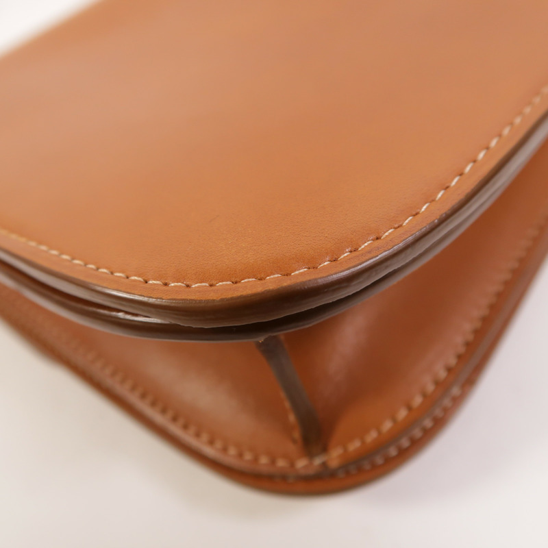 CELINE Box Calf皮革Classic Box Medium金扣肩背袋-14