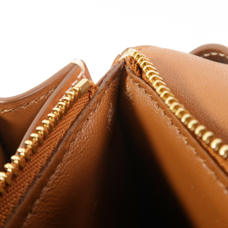 CELINE Box Calf皮革Classic Box Medium金扣肩背袋-17