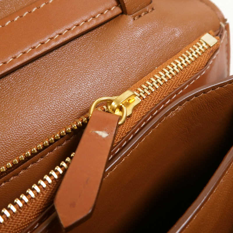 CELINE Box Calf皮革Classic Box Medium金扣肩背袋-18