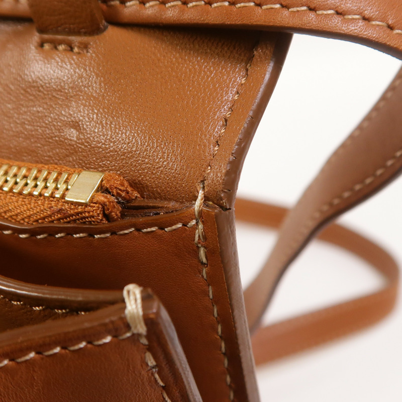 CELINE Box Calf皮革Classic Box Medium金扣肩背袋-20