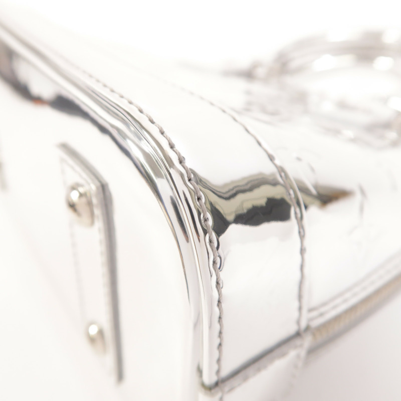 LOUIS VUITTON 塗層帆布Alma BB銀扣手挽肩背兩用袋-11