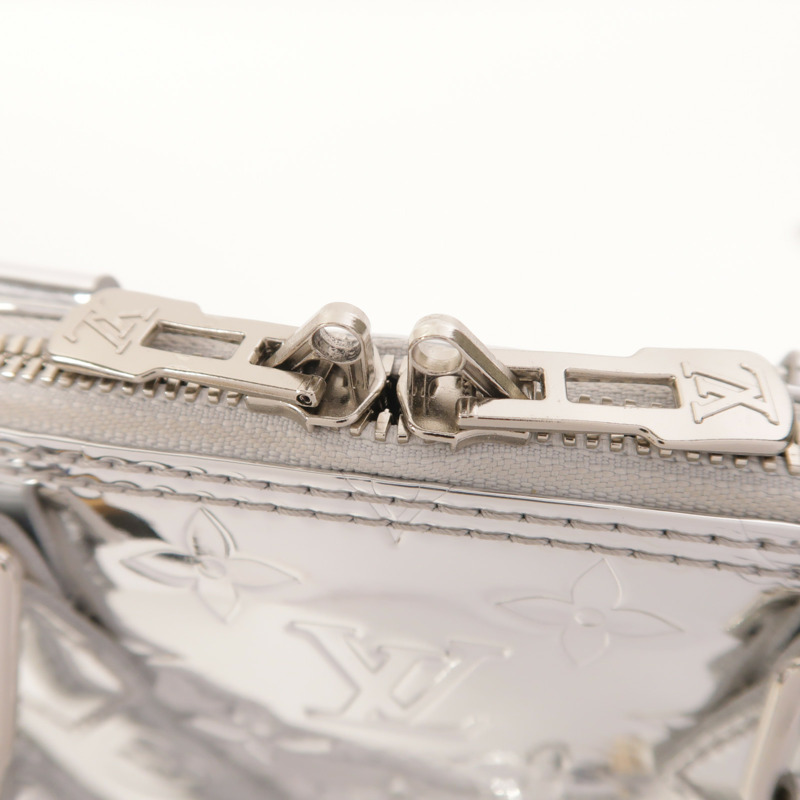 LOUIS VUITTON 塗層帆布Alma BB銀扣手挽肩背兩用袋-14