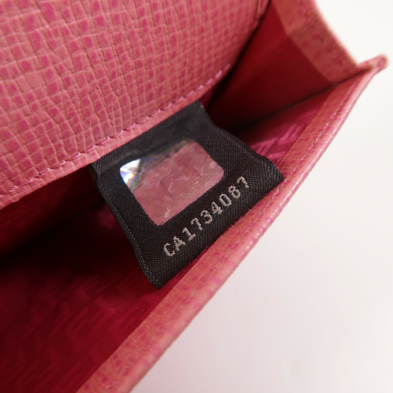 FENDI 塗層帆布Wallet On Chain金扣鏈帶肩背袋-8