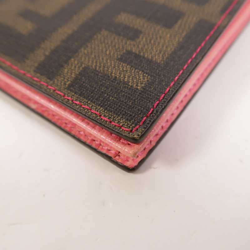 FENDI 塗層帆布Wallet On Chain金扣鏈帶肩背袋-11