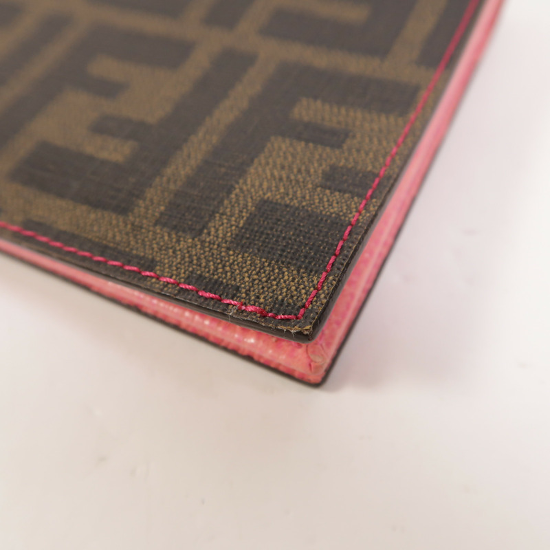 FENDI 塗層帆布Wallet On Chain金扣鏈帶肩背袋-13