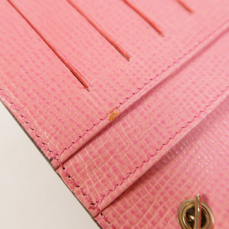 FENDI 塗層帆布Wallet On Chain金扣鏈帶肩背袋-16