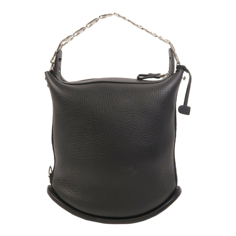 Delvaux 牛皮皮革Pin Twist銀扣手挽肩背兩用袋-1