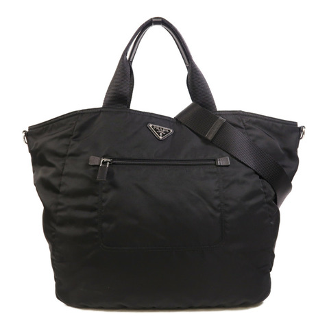 PRADA 尼龍2 Way Shoulder金扣手挽肩背兩用袋