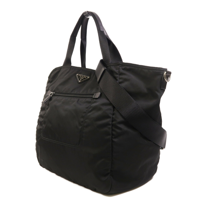 PRADA 尼龍2 Way Shoulder金扣手挽肩背兩用袋-2