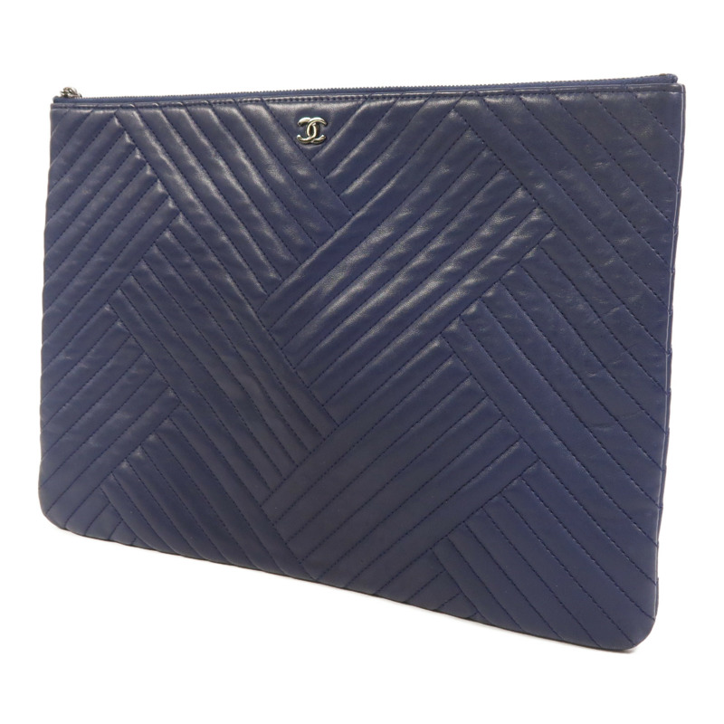 CHANEL 羊皮皮革Clutch Bag手拿包-2