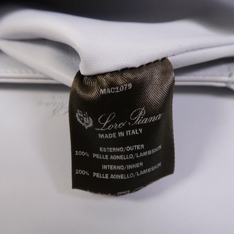 Loro Piana 羊皮皮革Lock In肩背袋-7