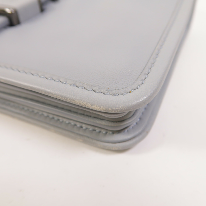 Loro Piana 羊皮皮革Lock In肩背袋-12