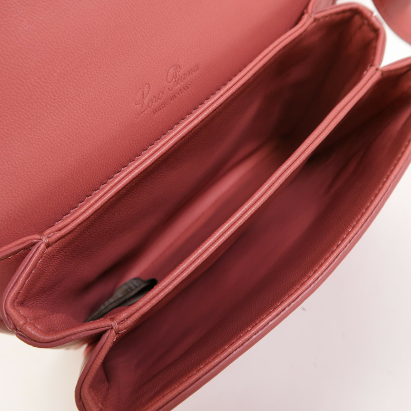 Loro Piana 羊皮皮革Lock In肩背袋-4