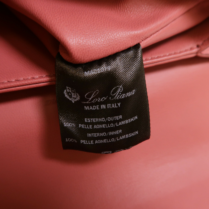 Loro Piana 羊皮皮革Lock In肩背袋-7