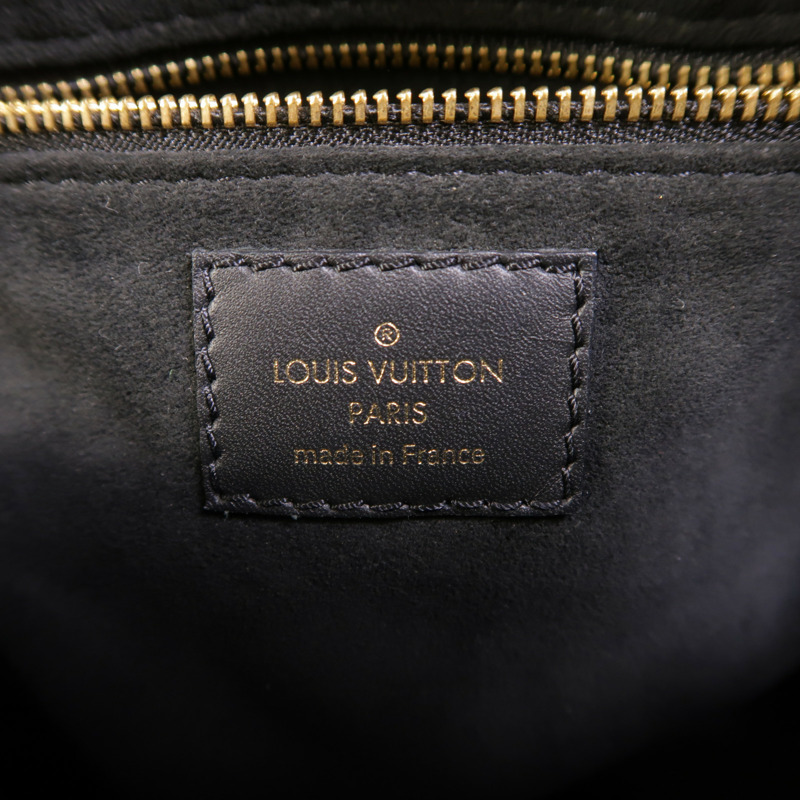 LOUIS VUITTON Monogram Petite Malle Souple金扣手挽肩背兩用袋棕色-5
